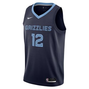 Nike耐克官方2020 赛季孟菲斯灰熊队 NBA SW 男子球衣新款CW3670