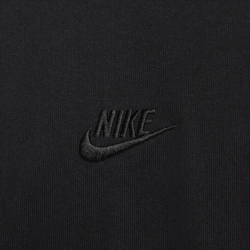 Nike, хлопковый мягкий лонгслив для отдыха с круглым воротником, свободный крой, с вышивкой