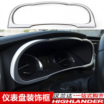 15-17-18-19-20-21-22 Highlander dashboard panel bezel re-decorated frame console carbon brazing