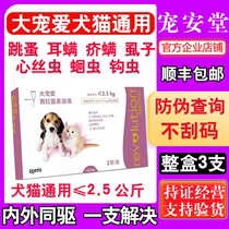 Big pet in vitro deworming cat and dog small pet deworming in vitro and in vivo universal deworming drops selamectin solution medicine