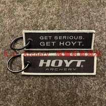HOYT peripheral key ring double-sided archery peripheral key chain keychain souvenir