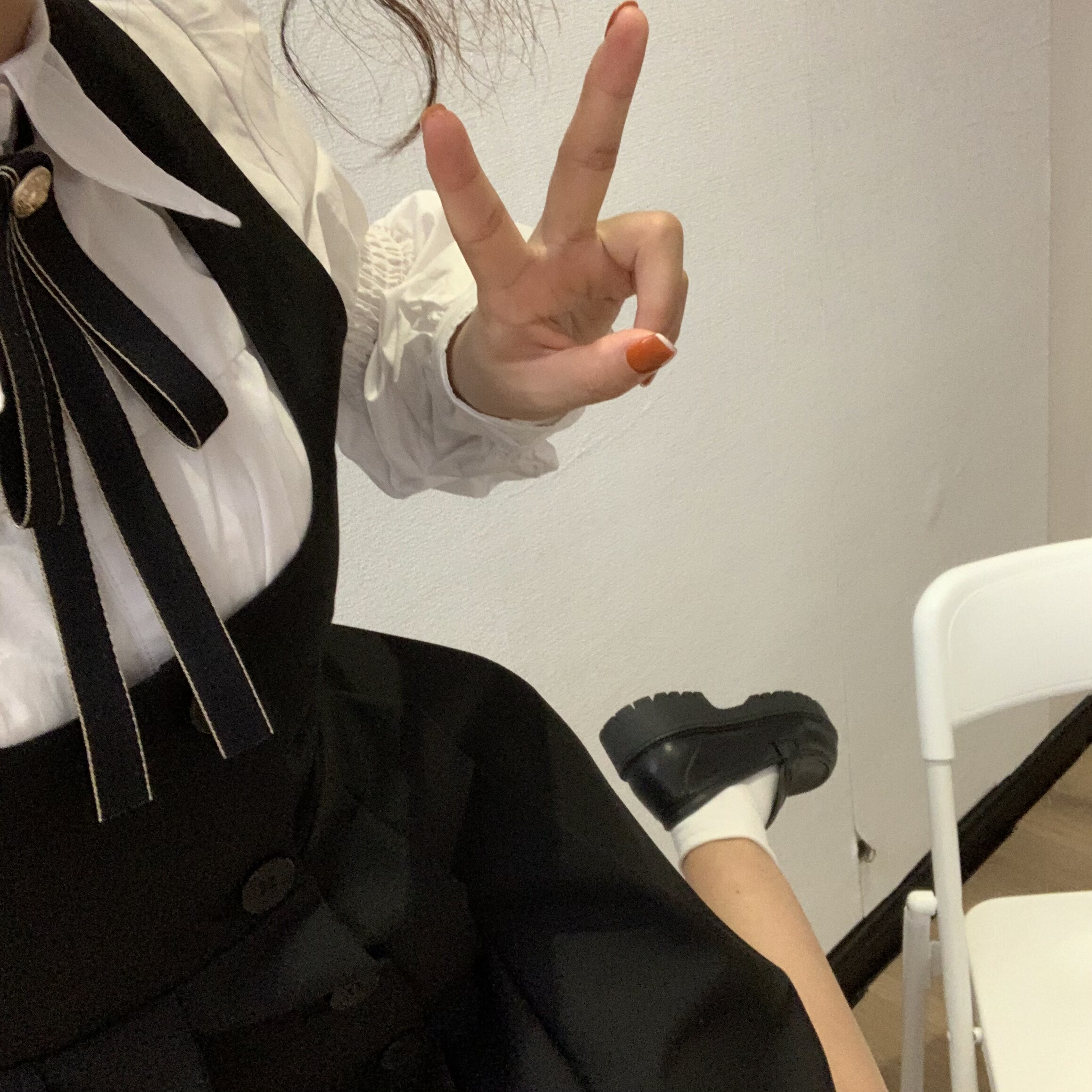 Ms sweet end Suyuan small by mona female gold velvet ribbon custom bow tie bow Japanese shirt accessories streamer