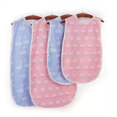 Sleeping bag double-layer gauze baby cotton summer Children Baby anti-kicking vest style spring and autumn thin factory outlet