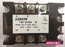 Sanhong 브랜드 삼상 무접점 계전기 TSR-200DA(TSR-200DA-H) 재고 있음, 가격 협상 가능