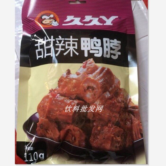 Long time girl sweet and spicy duck neck ready-to-eat 110g 4 packs 6 packs 10 Baudodo