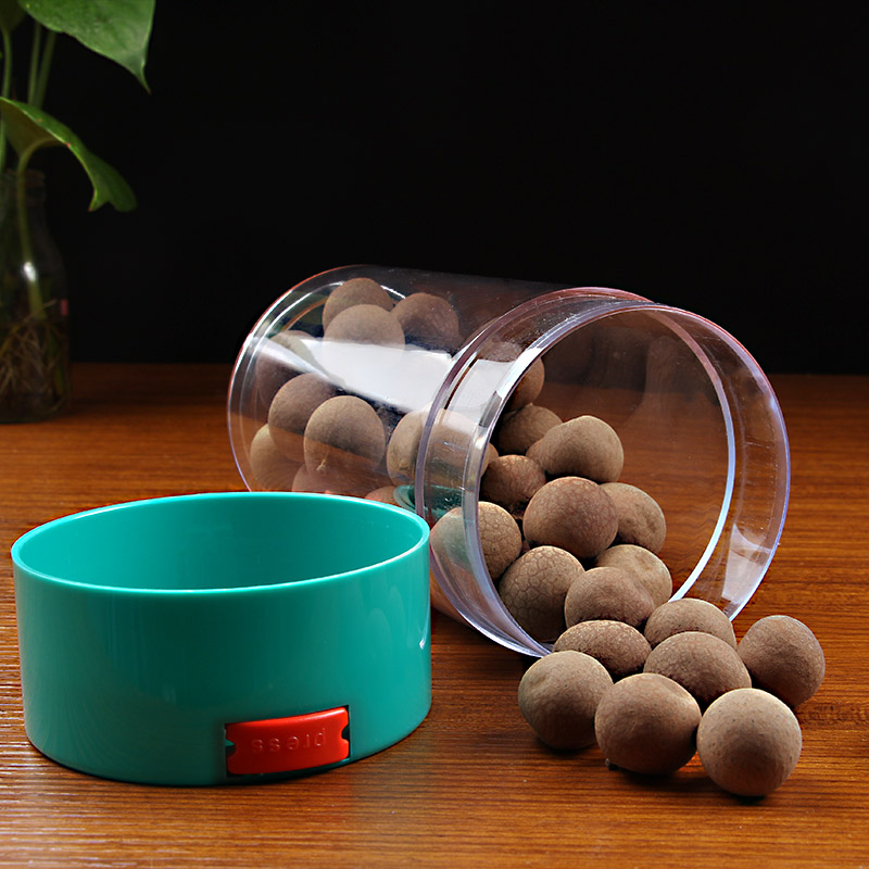 Sealing tank plastic transparent grain kitchen moisture - proof bottle storage jar milk powder box coffee cans
