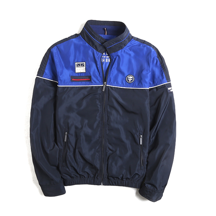 Foreign Trade British Single Stock Spring New Fashion Casual 100 Hitch Baseball Suit Collar Pilot Jacket Thin Jacket Man Trends