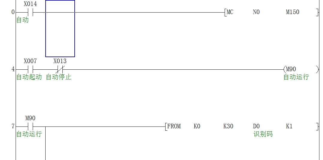 Mitsubishi FX series PLC program - building air conditioning program with IO meter - Taobao