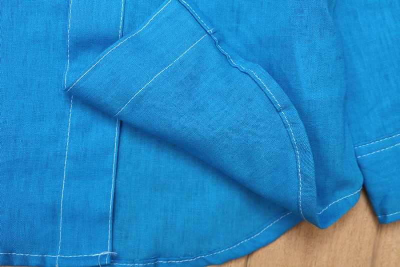 Chemise enfant à manche longue en lin - Ref 2083406 Image 10