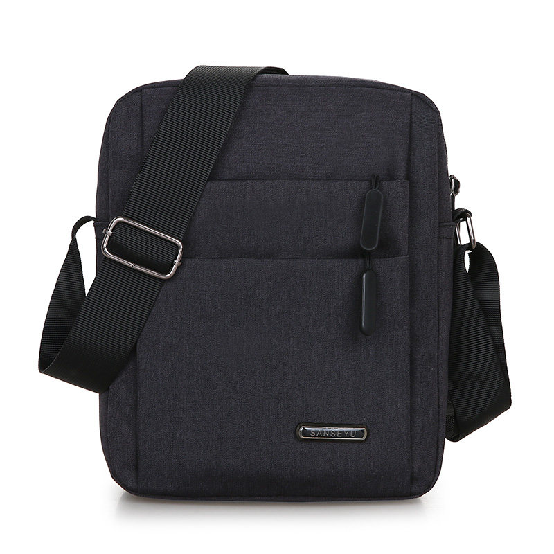 New men's bag Single shoulder bag Han version Business multi-story oxford Busted satchel 100 hitch a light men's minimalist bag