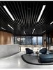 Simple Office Led Pendant Light, Eye-Protecting, Dual-Purpose Hanging and Ceiling Light, Commercial Ceiling Light, Barber Shop, Factory Lighting