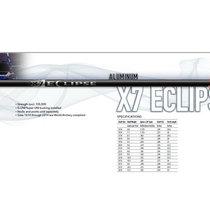 X7 shooting arrow Rod EASTON ECLIPSE X7 arrow Rod X7 aluminum arrow U.S. imported aluminum arrow Rod