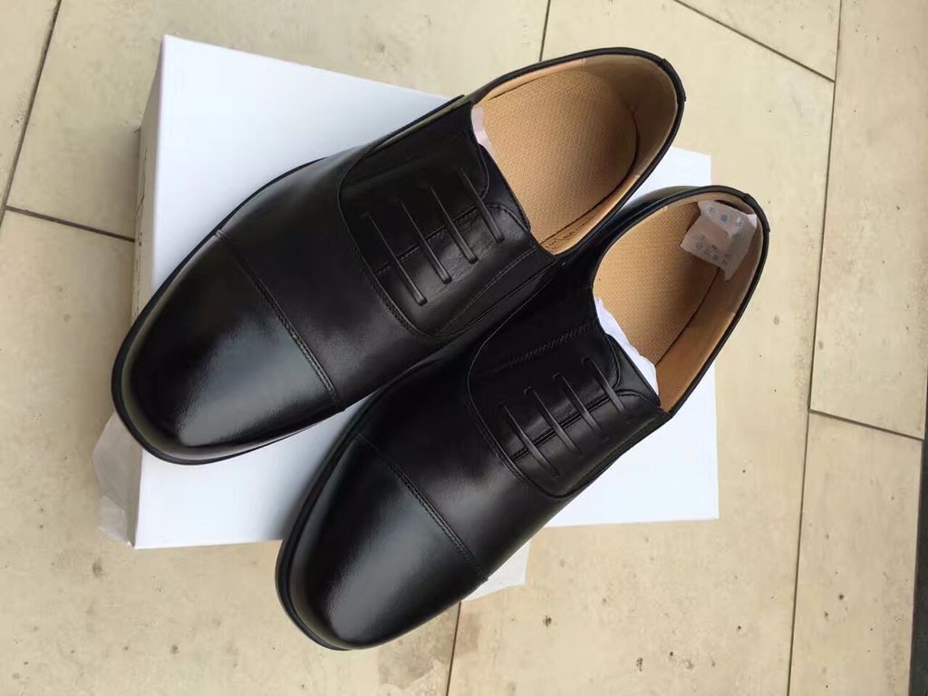 (Yongjun) B leather shoes lace-up-free leather shoes new three-section leather shoes leather delicate