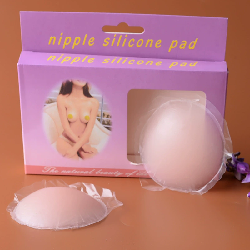 Miếng dán ngực silicon núm vú nhỏ trượt ngực không đánh dấu đồ lót chống va đập siêu mỏng thoáng khí tái sử dụng áo ngực vô hình