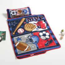 Mid-number kindergarten midday sleeping cushion portable and integrated for lunch break