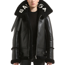 GG hand-made classic xtreme European and American fashion brand original ecological fur one-piece fur bf coat Genuine leather leather men