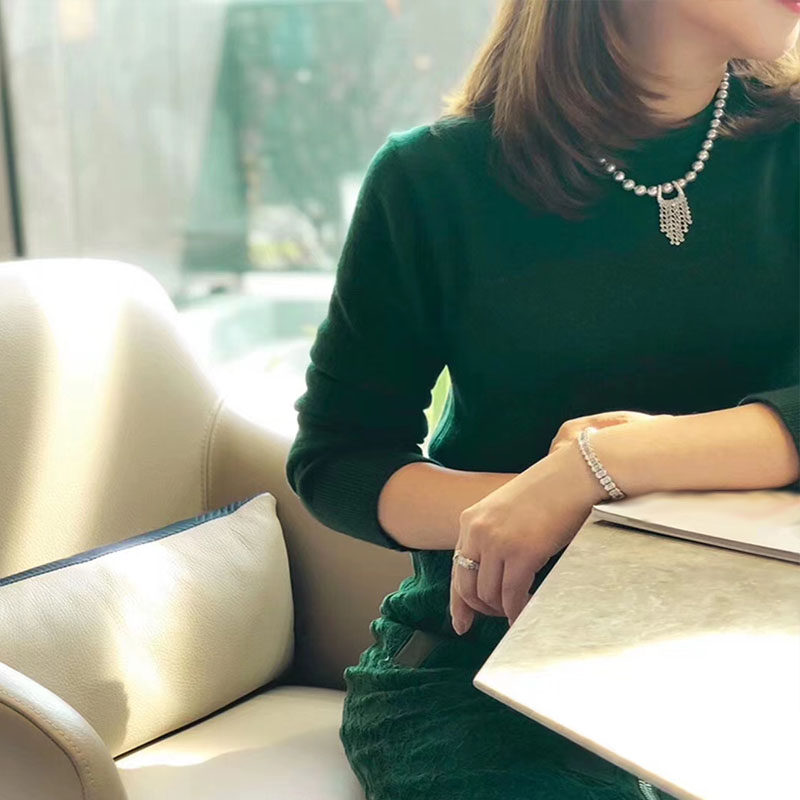 O1CN01IMhTtq1YOwZCGTXUB !!891893050 Silver Micro Inlaid Zircon Pearl Long Tassel Necklace Sweater Chain Accessories