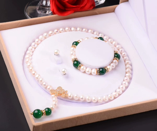 Аксессуары, ожерелье из жемчуга, застежка, серебро 925 пробы