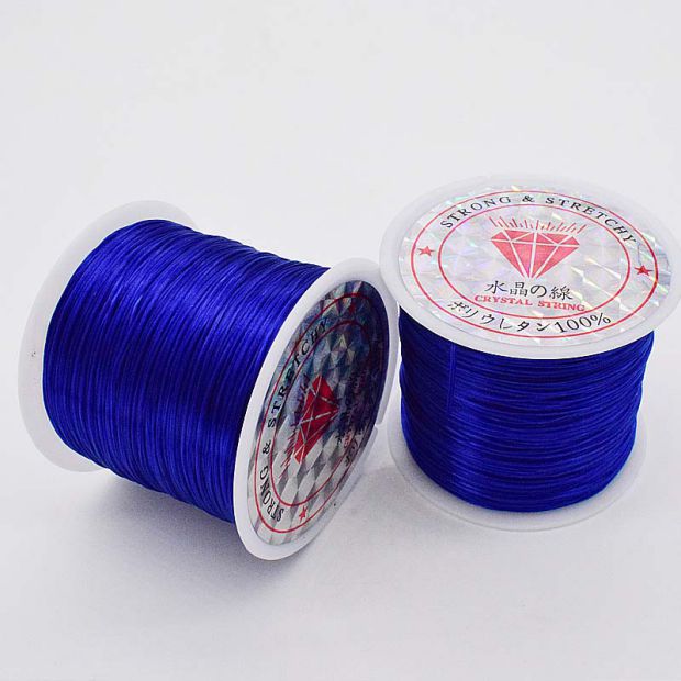DIY Crystal Line Đính cườm Chuỗi đeo Vòng đeo tay Dây đàn hồi Dây đàn hồi Dây cao su Dây đeo hạt Chất liệu dây chuyền - Vòng đeo tay Clasp vòng pandora pnj