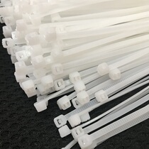 High quality new material environmentally friendly coarse and tough white black plastic nylon cable tie 4X150mm model full 500