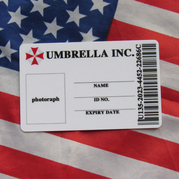 Biochemical crisis Ambrera Umbrella Annual commemorative ID blank commemorative card