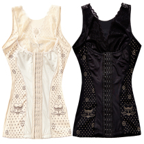 Three-row buckle moulded body clothes jacket with abdominal pressure strengthening version postpartum shaping beam waistcoat Waistcoat Trowel