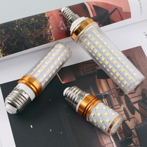 Qitian super bright led corn energy-saving bulb three-color dimming e27 large screw mouth household lighting e14 spiral bulb
