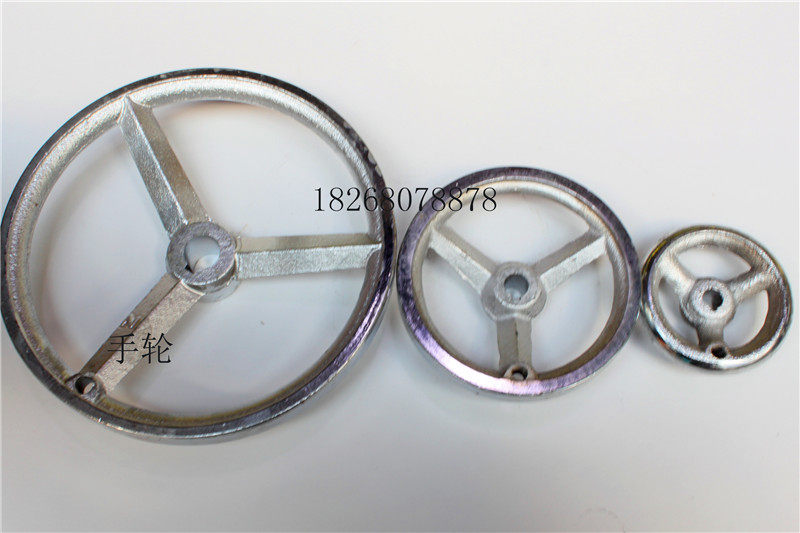 Square handwheel outer diameter 125 inner hole 12 machine tool handwheel handle electroplated handwheel handle cast iron handwheel handle