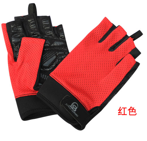 Găng tay leo núi Găng tay mỏng chống trượt Kem chống nắng thể thao ngoài trời Găng tay lưới nửa ngón tay bao tay dài