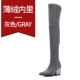 Giày cao đến đầu gối, giày cao gót nữ cao gót 2019 mùa thu và mùa đông mới - Giày ống giày boot nữ cổ thấp hàng hiệu