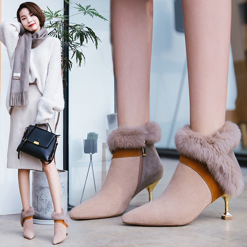 Bottes hiver pour femme en TPR  - Ref 3248292 Image 3