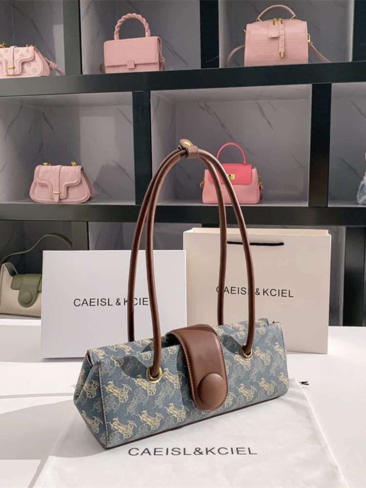CAEISL&KCIEL Маленькая дизайнерская сумка подмышкой через плечо сумка через плечо однотонная коллекция 2022