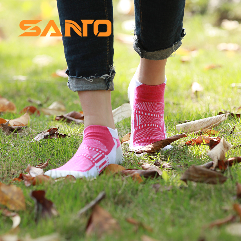 SANTO MOUNTAIN Coolmax socks outdoor sports running socks moisture absorption perspiration and breathable quick dry invisible socks