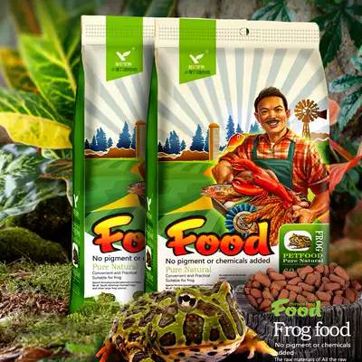 Horned frog food Horned frog feed fish shrimp powder granule grain pet frog food