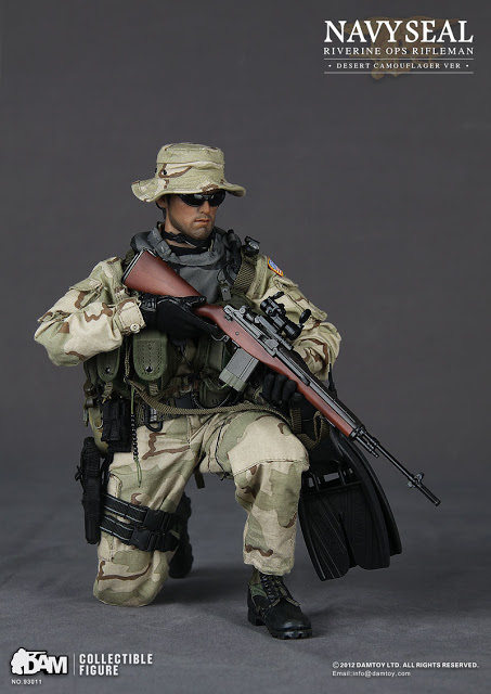 DAMTOYS dam 93011 NAVY SEAL RIVERINE OPS RIFLEMAN