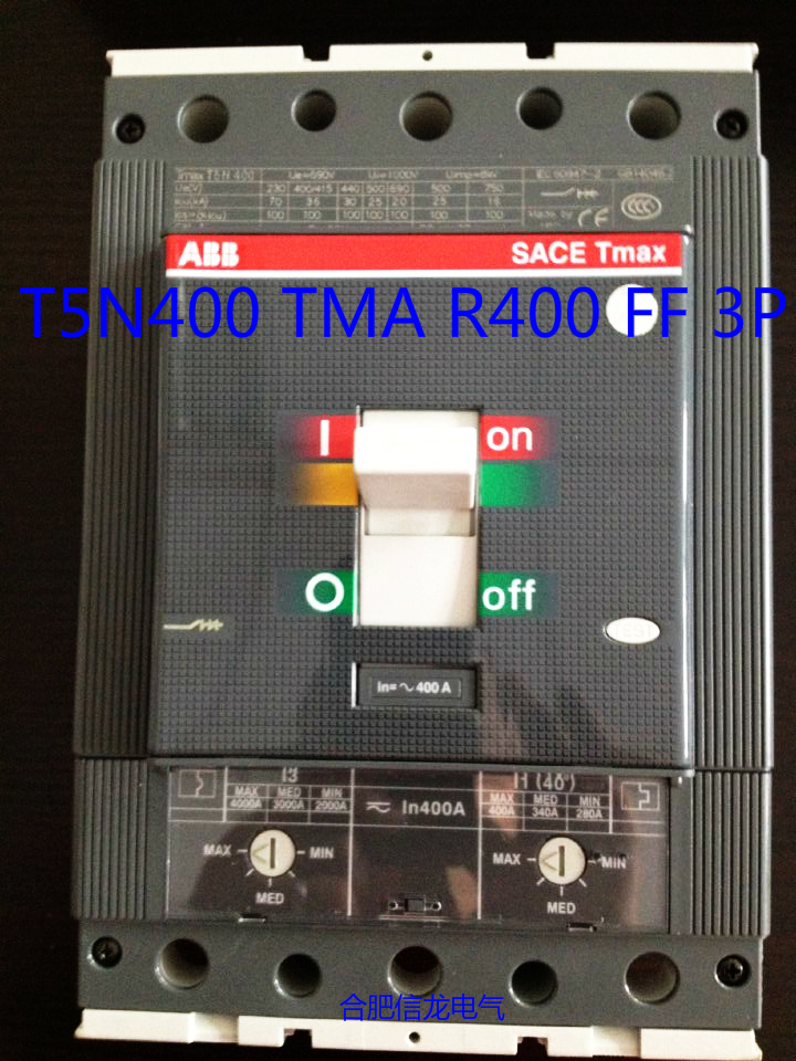 The original ABB circuit breaker T5N400 TMA R320-400 FF 3P fake one penalty ten