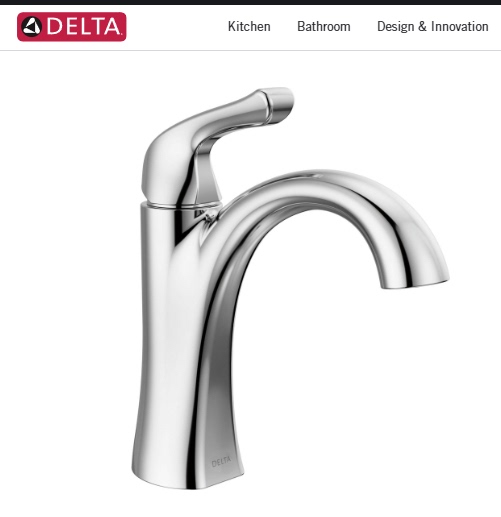 Delta/Deya/Derda Imported Series Simple Style Hot and Cold Water Faucet for Countertop Basin