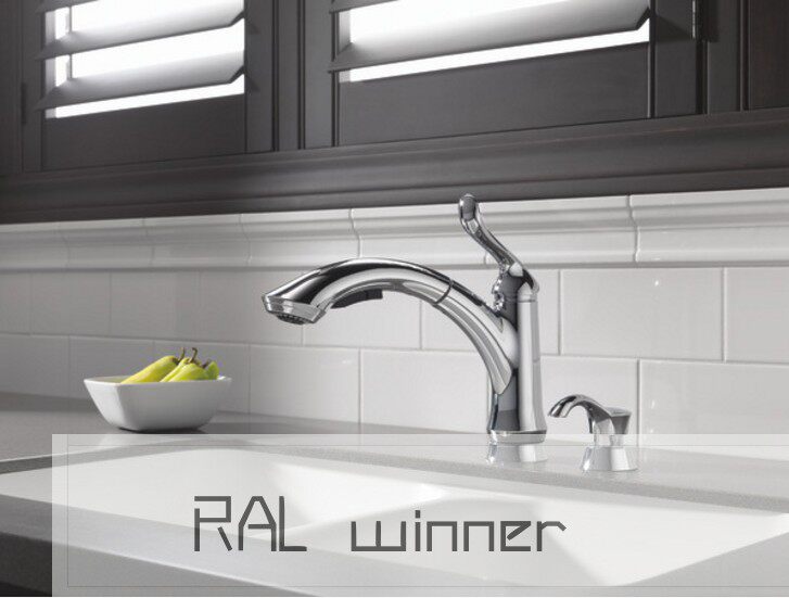 DELTA gets to the Dadeja Linden series to draw the kitchen tap 4353-DST