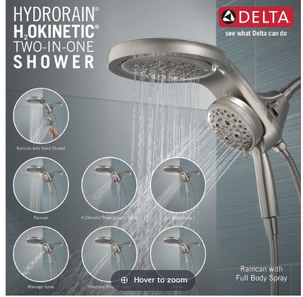 Delta/Deya/Derda Purely Imported Concealed Balance Thermostatic Shower Couple Double Shower Set