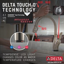 DELTA Series Electronic Touch Pull-out Kitchen Faucet 9178T-DST