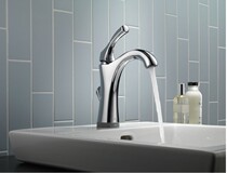 DELTA Deya imported under-table basin faucet Addison series brushed and bronze belt touch