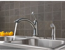 DELTA has to do with Dadeja import kitchen tap Linden series ancient copper and wire drawing and chrome-plated 3