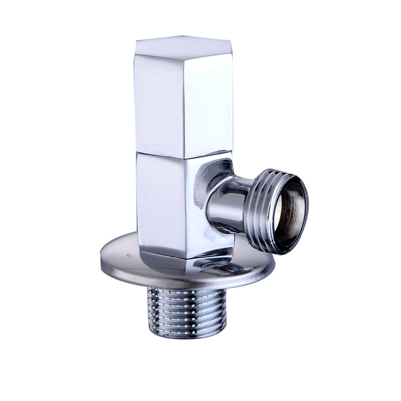 [USD 8.05] Factory Copper Triangle Valve Hot and Cold Water Pipe Valve