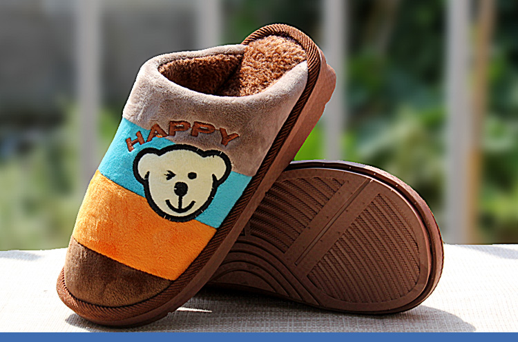 Chaussons enfants en suède pour hiver - semelle caoutchouc - Ref 986338 Image 20