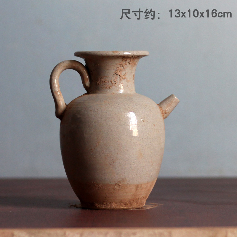 New Chinese-Style Pottery Pots, Antique Ceramic Ware, Homestay Front Desk Decorations, Ancient Collectibles