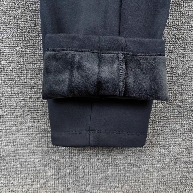 Anta Sports Pants for Men 2025 Winter New Style Casual Comfortable Fleece-Lined Versatile Knitted Straight Pants 152547303N