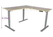 Electric lifting stock trading desk Lifting desk Automatic lifting L-shaped corner desk Adjustment computer learning desk