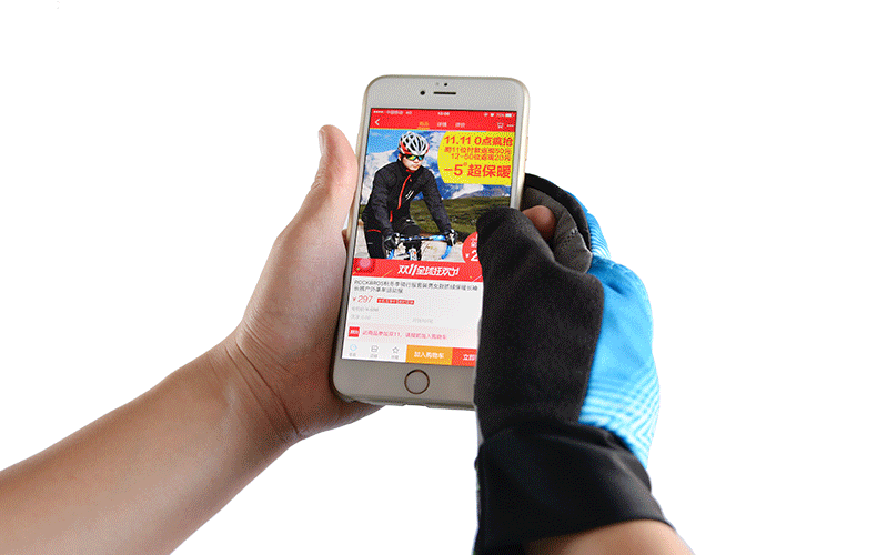 Gants pour vélo mixte ROCKBROS - Ref 2243854 Image 13