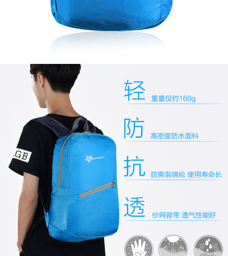 Sacoche pour vélo mixte ROCKBROS - Ref 2232127 Image 8