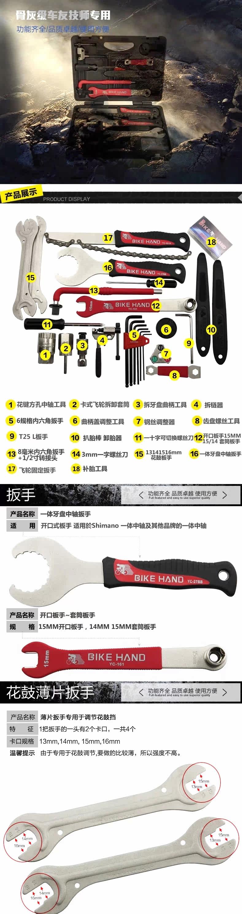 Outils pour vélo BIKE HAND - Ref 2281958 Image 7